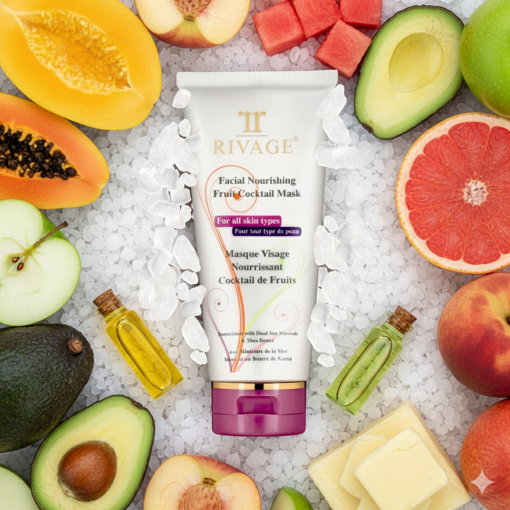 Masque facial nourrissant au cocktail de fruits