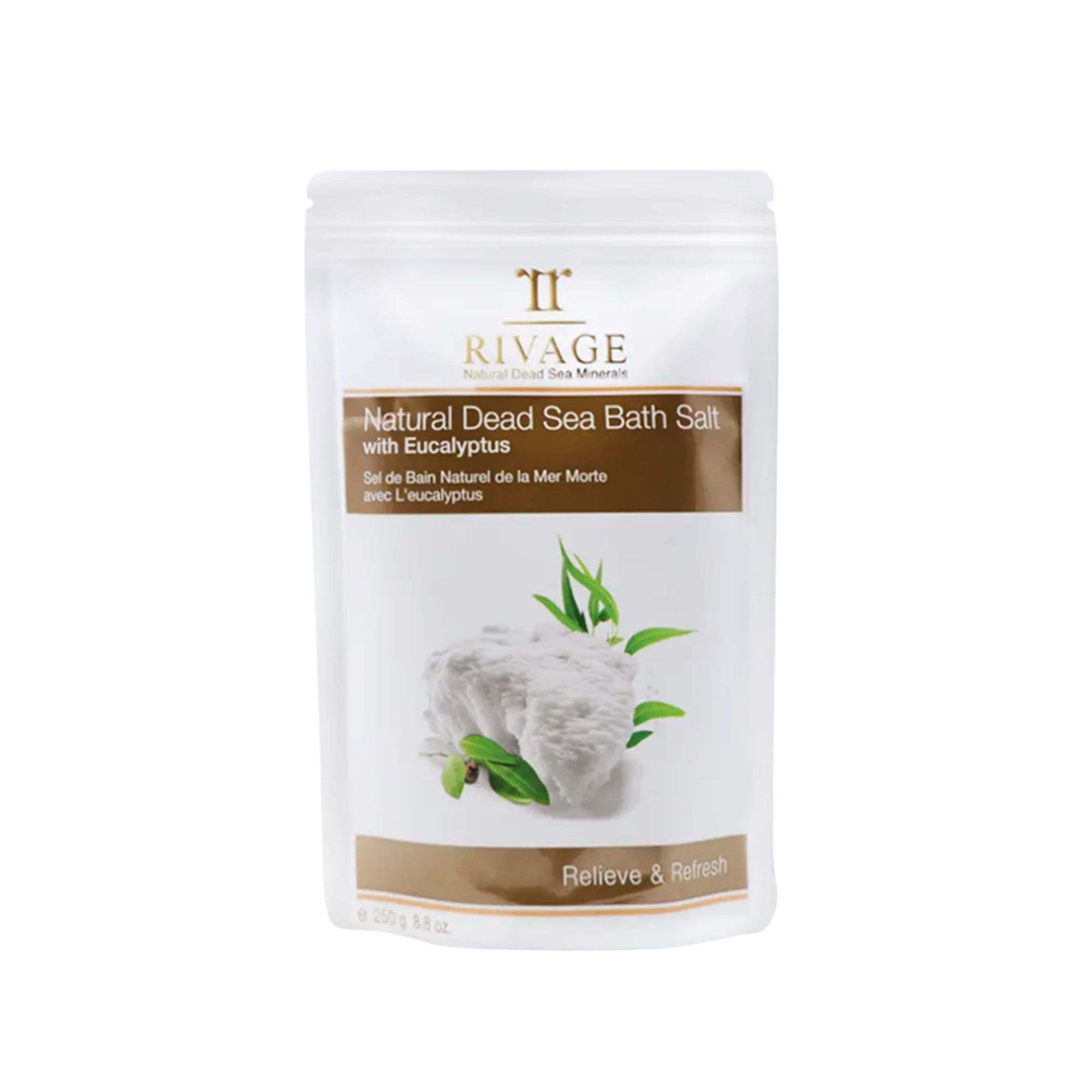Sels de bain naturel de la mer Morte avec Eucalyptus
