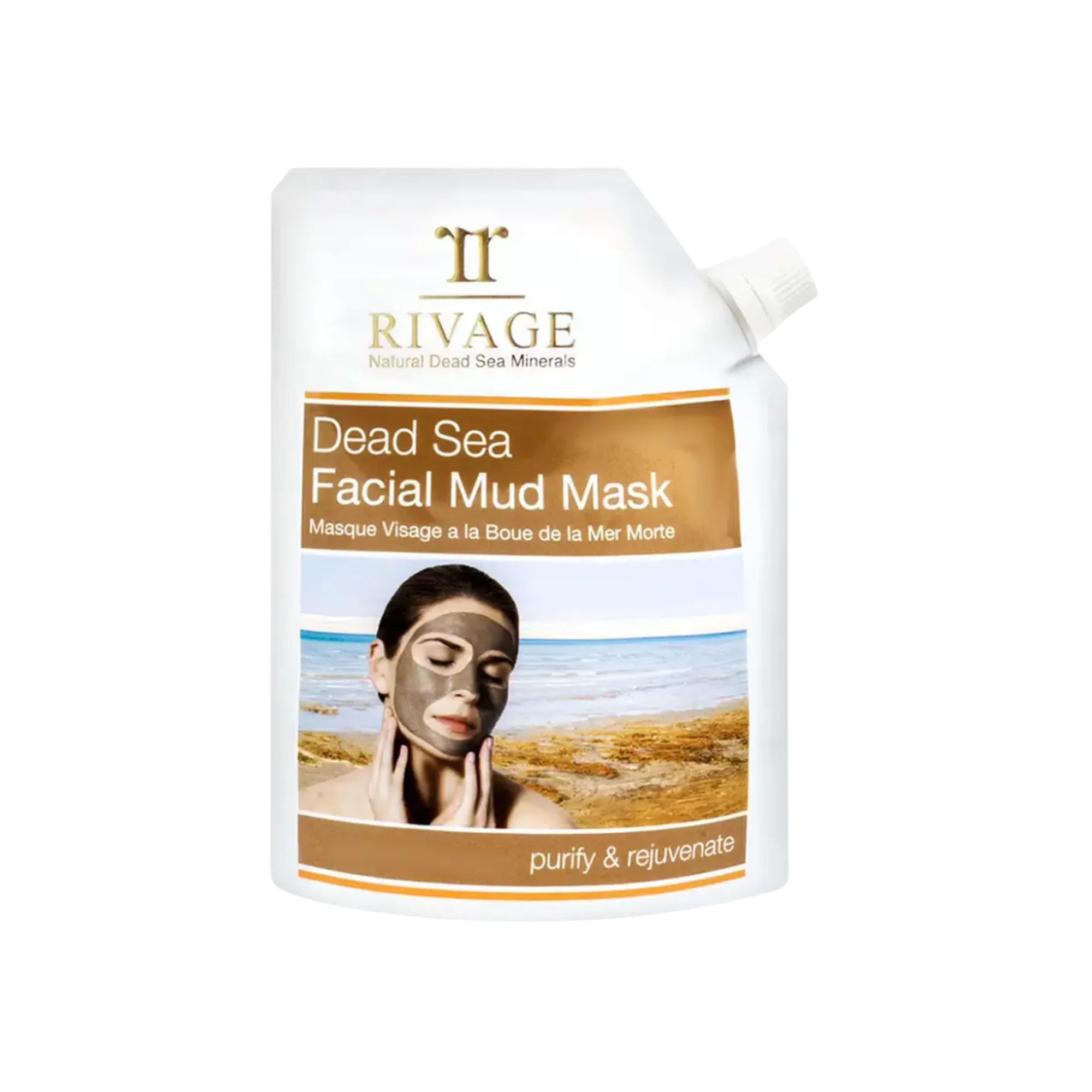 Masque visage à la boue de la mer morte