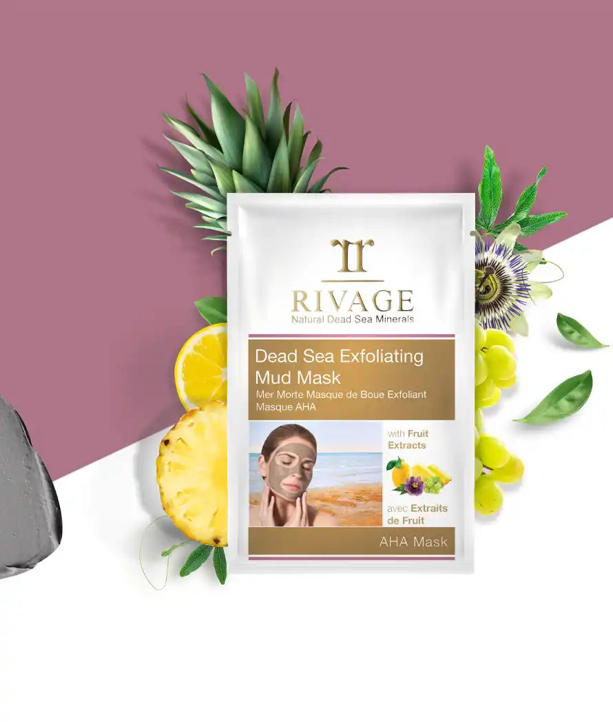 Masque visage exfoliant à la boue de la mer Morte